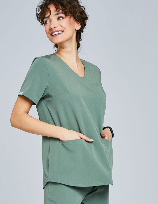Zdravotnická mikina Grace - KHAKI Zdravotnická mikina Grace - KHAKI