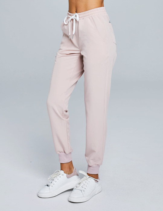 Dámské kalhoty Jogger - DUSTY ROSE Dámské kalhoty Jogger - DUSTY ROSE