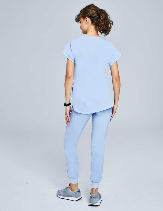 Dámské kalhoty Jogger - CEIL BLUE Dámské kalhoty Jogger - CEIL BLUE