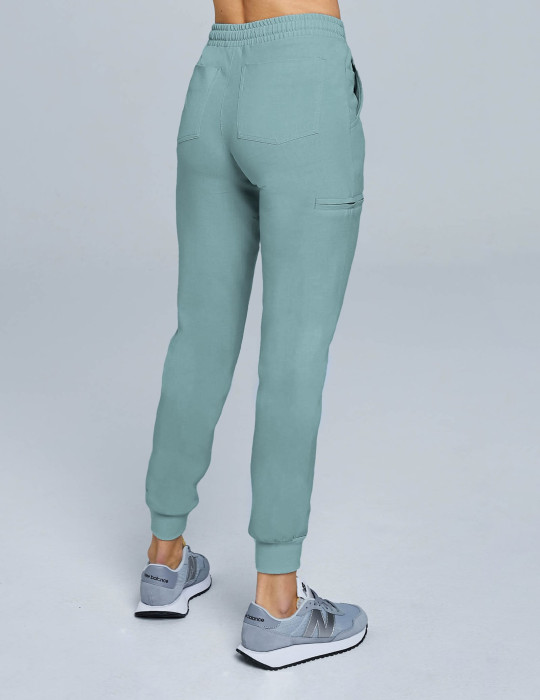 Dámské kalhoty Jogger - DUSTY GREEN Dámské kalhoty Jogger - DUSTY GREEN