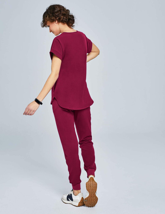 Dámské kalhoty Jogger - ROMANTIC CHERRY Dámské kalhoty Jogger - ROMANTIC CHERRY