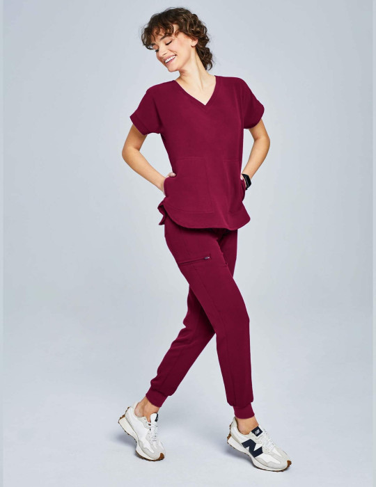 Dámské kalhoty Jogger - ROMANTIC CHERRY Dámské kalhoty Jogger - ROMANTIC CHERRY