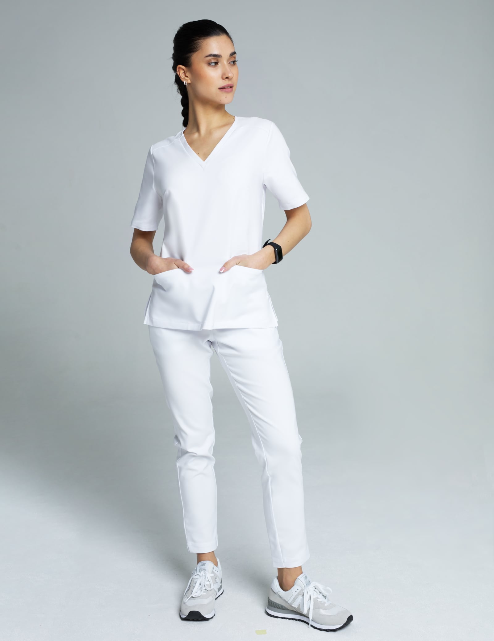 Dámské kalhoty Basic- White