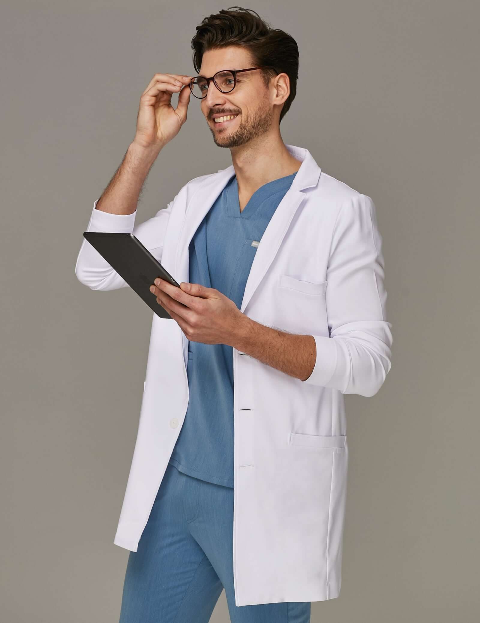 Pánský Lékařský Plášť Slim Fit - COLTON