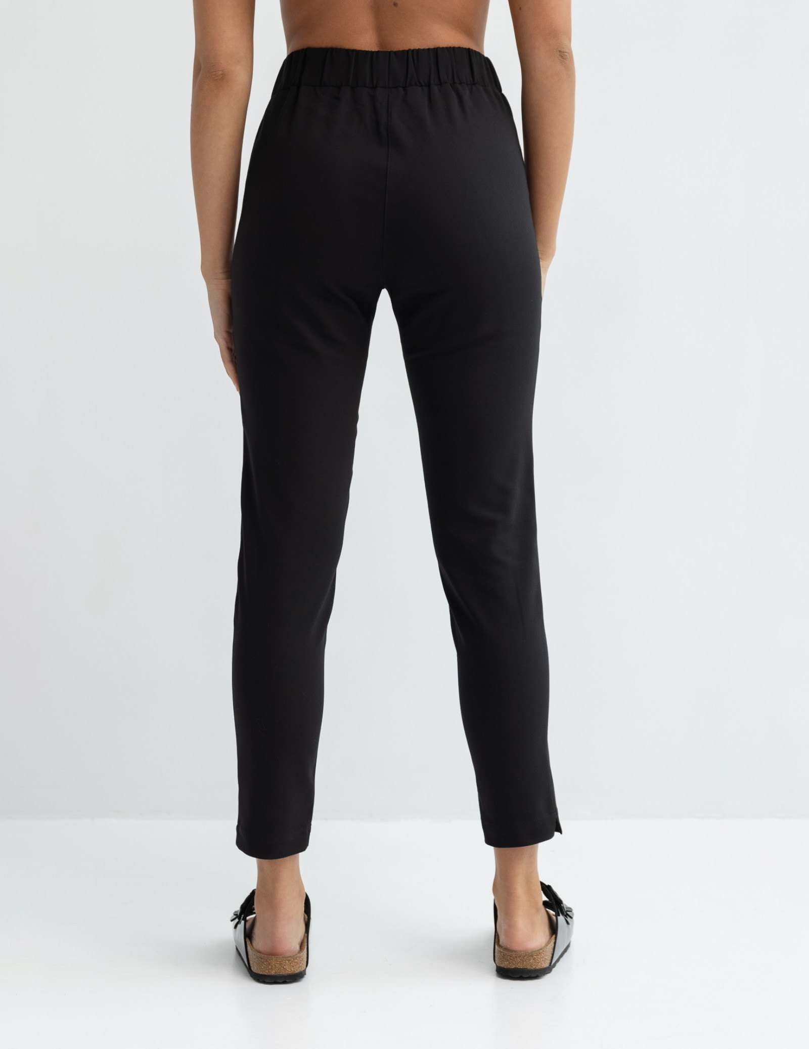 Dámské Lékařské Kalhoty Slim Fit - TRUE BLACK