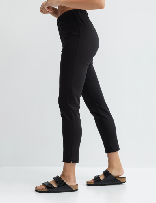 Dámské Lékařské Kalhoty Slim Fit - TRUE BLACK