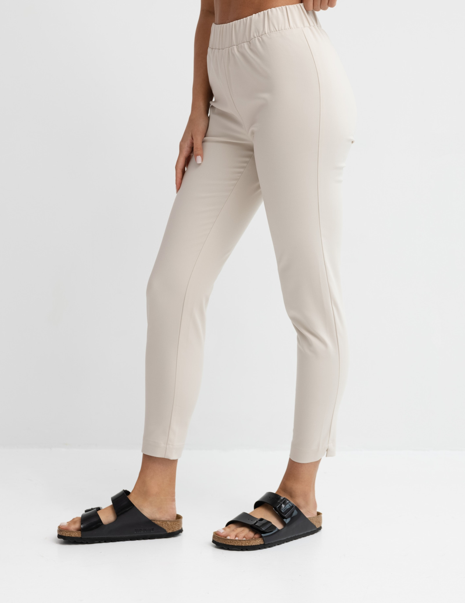Dámské Lékařské Kalhoty Slim Fit - NUDE