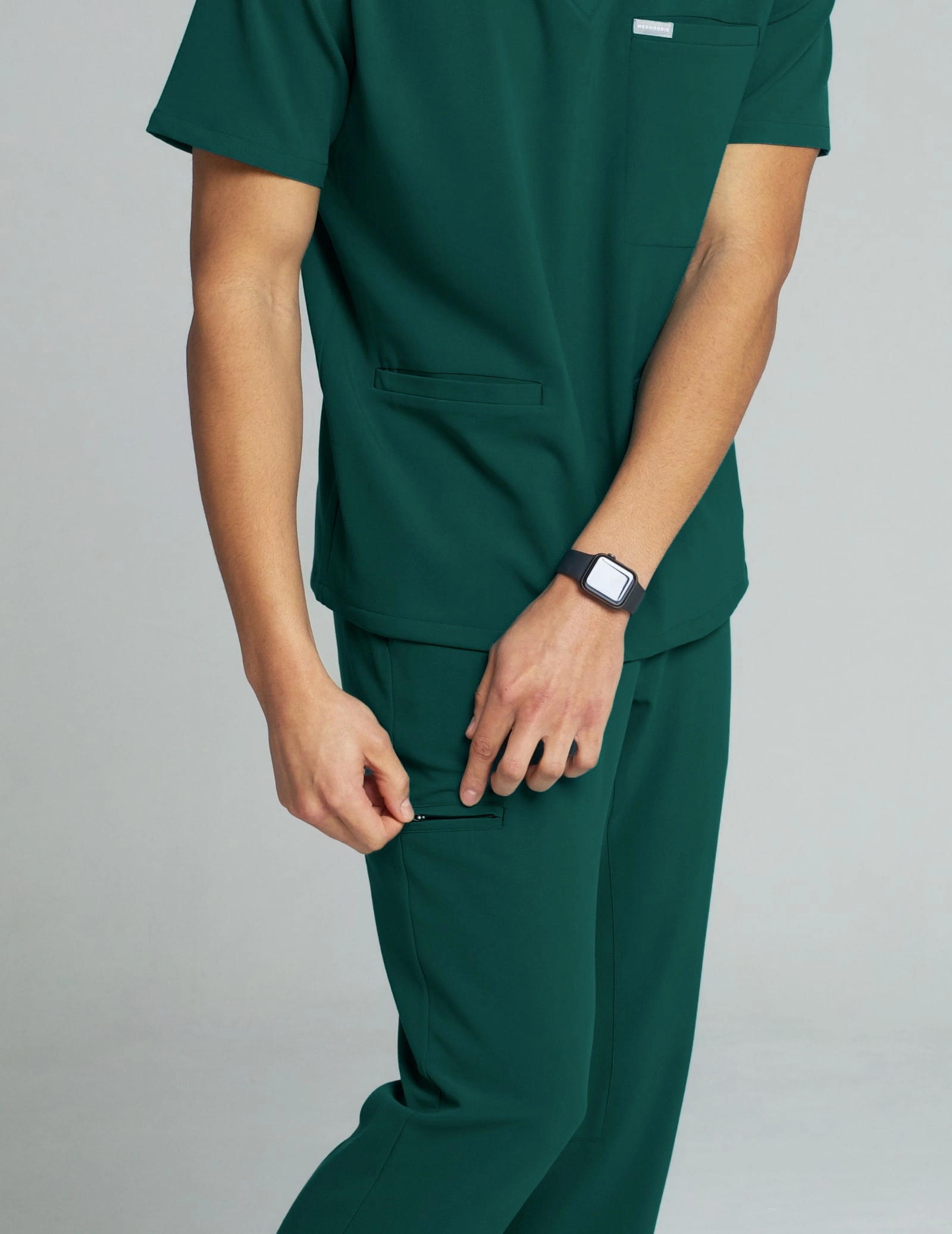 Pánské Kalhoty Basic - DEEP GREEN