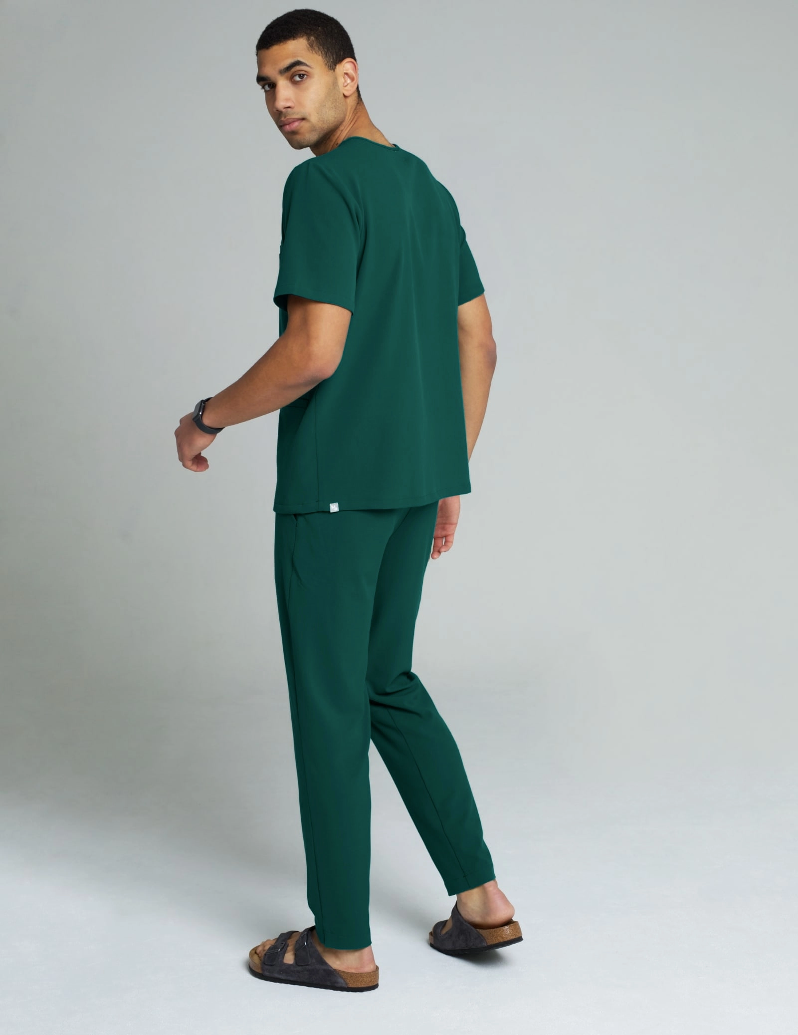 Pánské Kalhoty Basic - DEEP GREEN