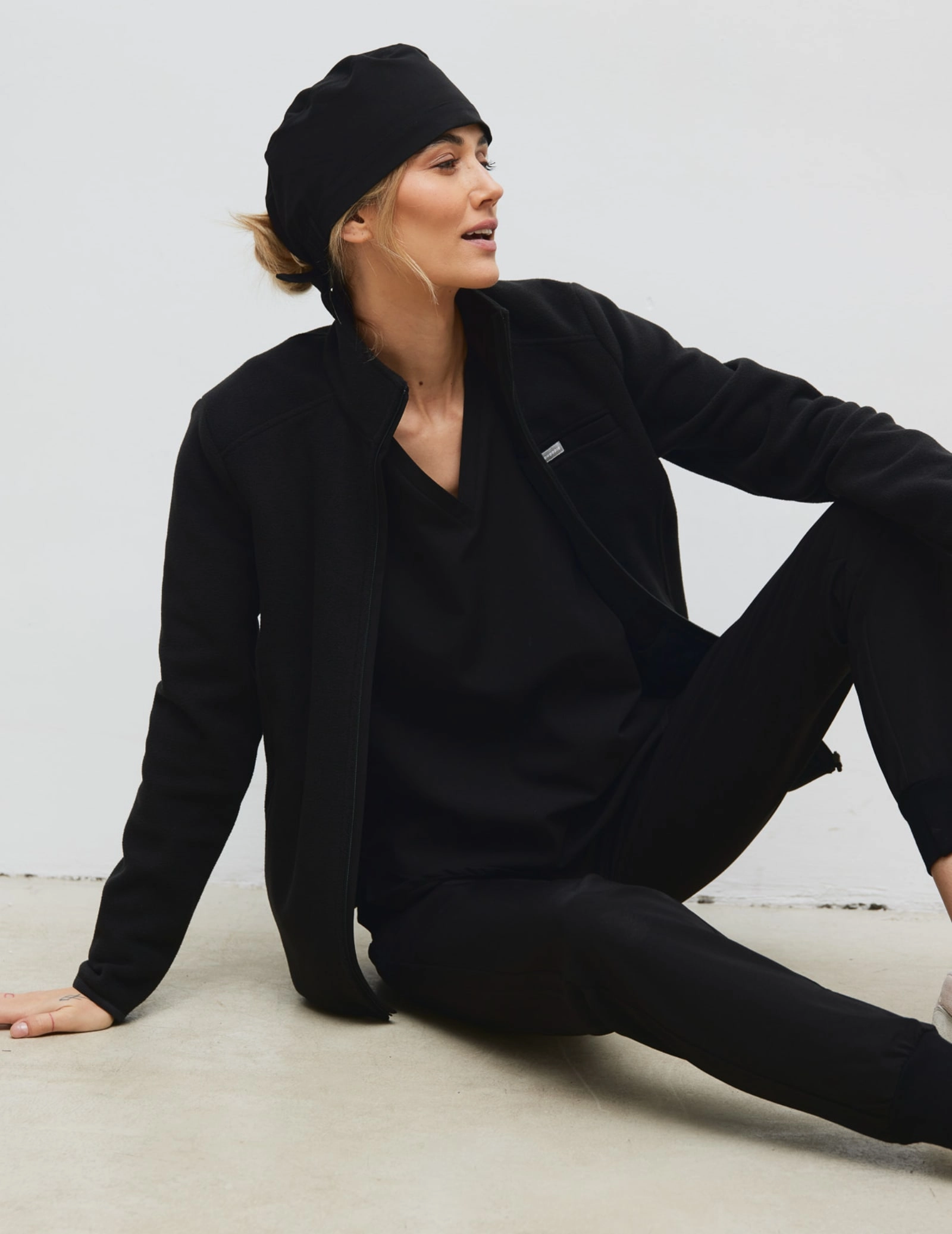 Dámská Fleece Mikina COZY HEAT - BLACK