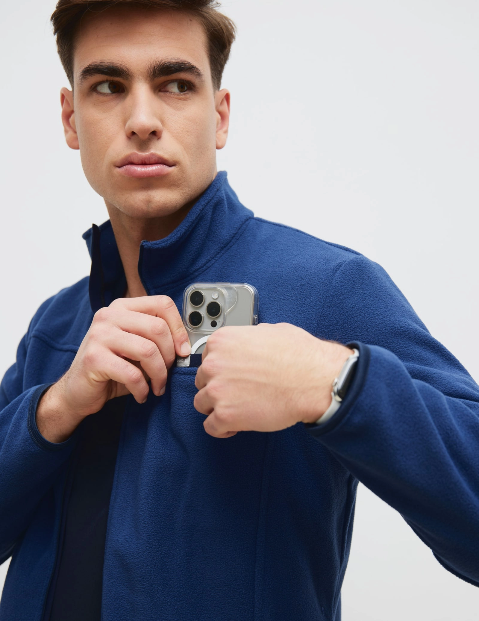 Pánská Fleece Mikina COZY HEAT - NAVY