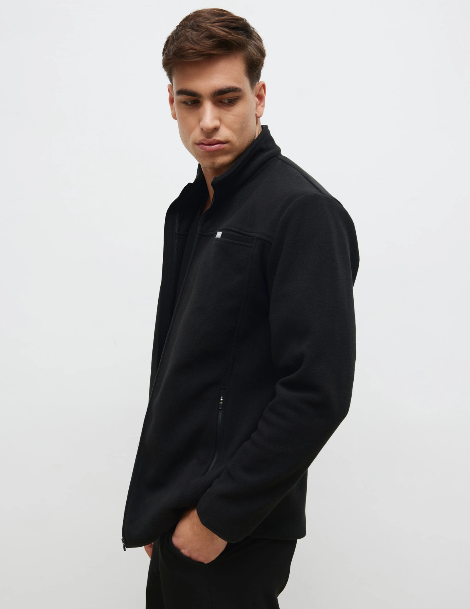 Pánská Fleece Mikina COZY HEAT - BLACK