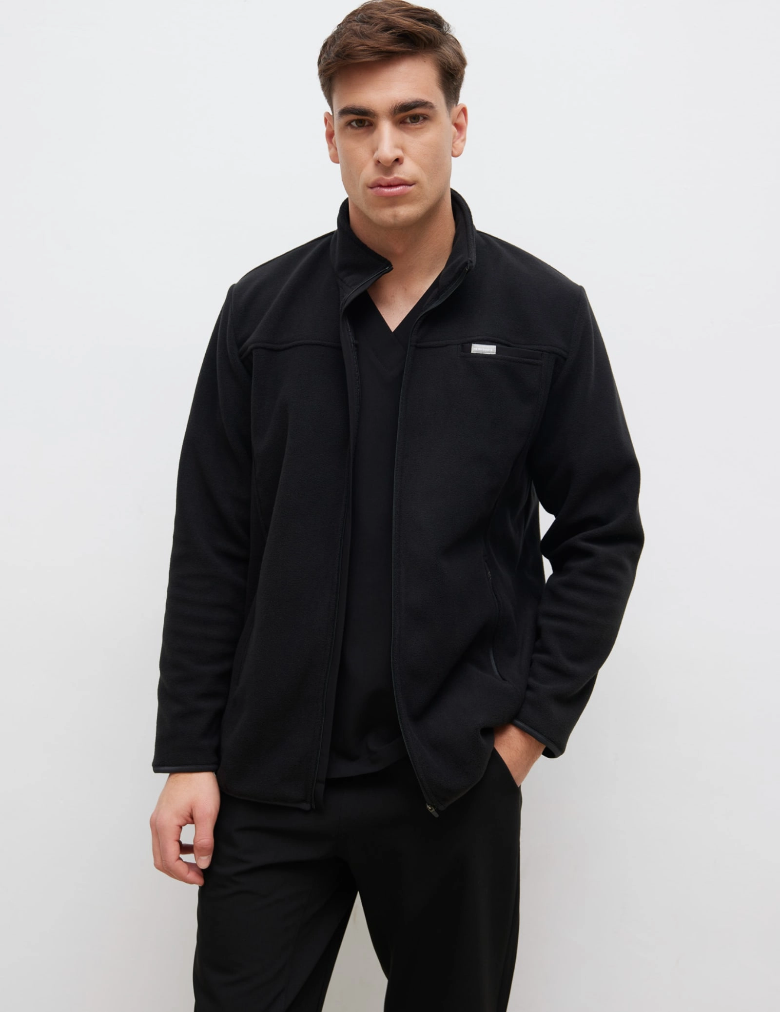 Pánská Fleece Mikina COZY HEAT - BLACK