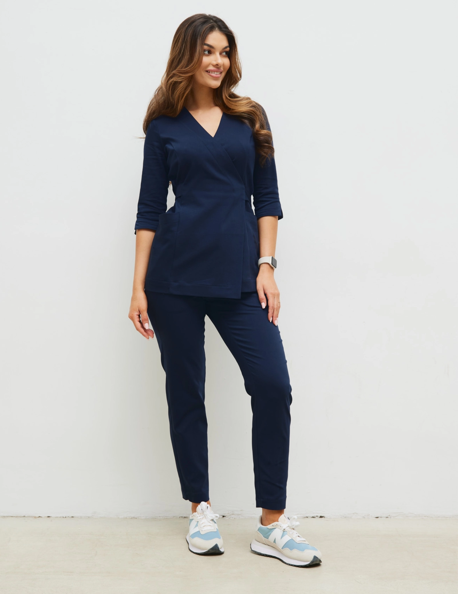 Dámské Lékařské Kalhoty Slim Fit - NAVY