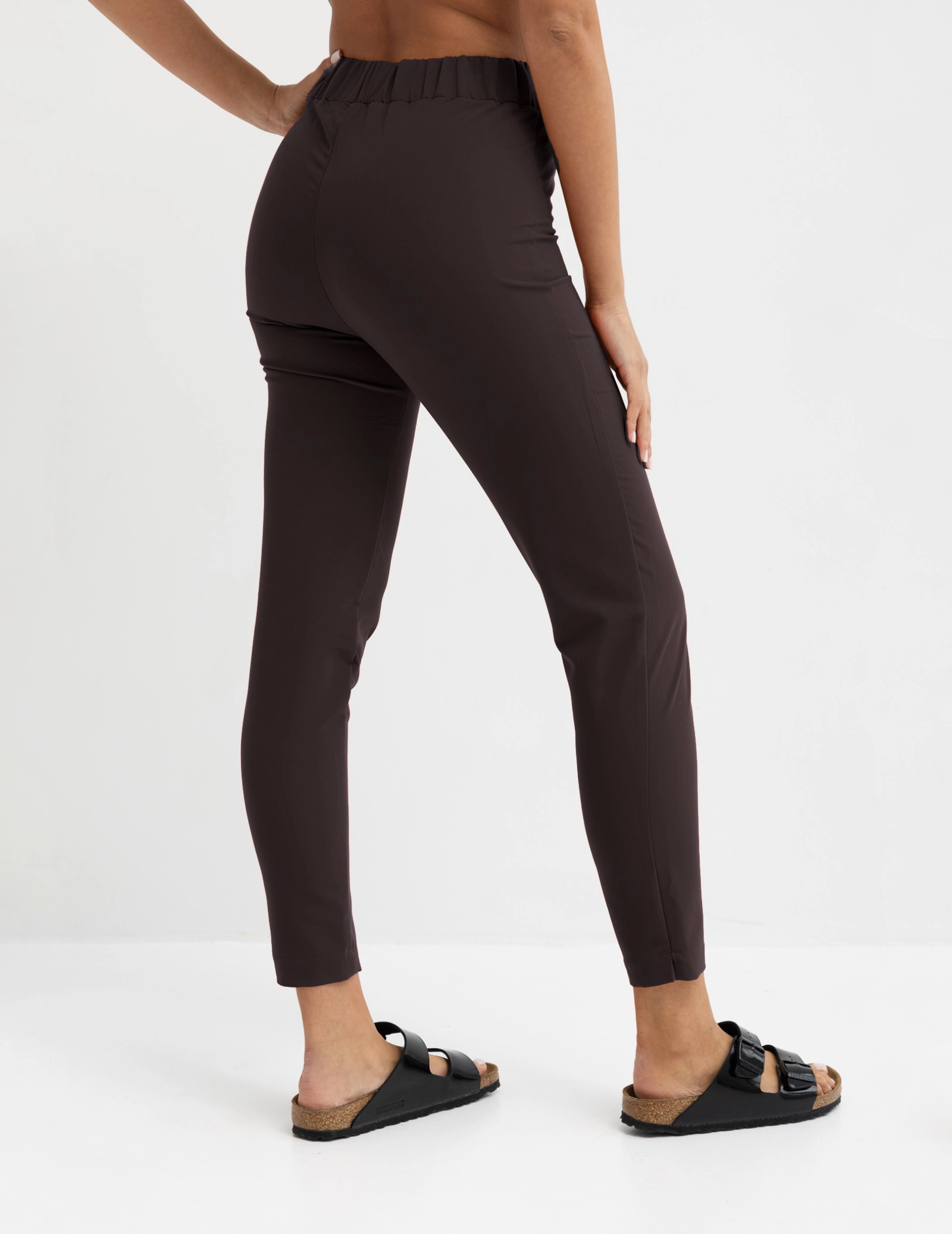 Dámské Lékařské Kalhoty Slim Fit- ESPRESSO
