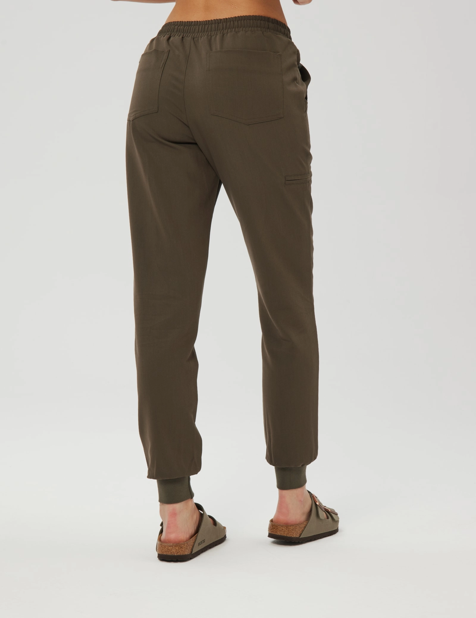 Dámské kalhoty Jogger - OLIVE NIGHT Dámské kalhoty Jogger - OLIVE NIGHT
