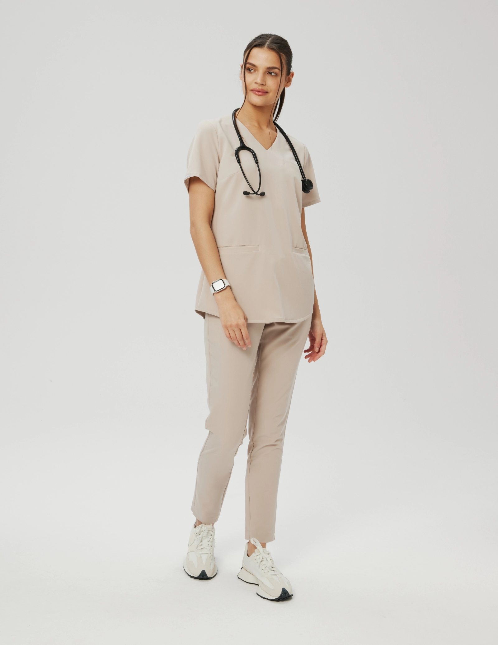 Zdravotnická mikina Grace - BEIGE