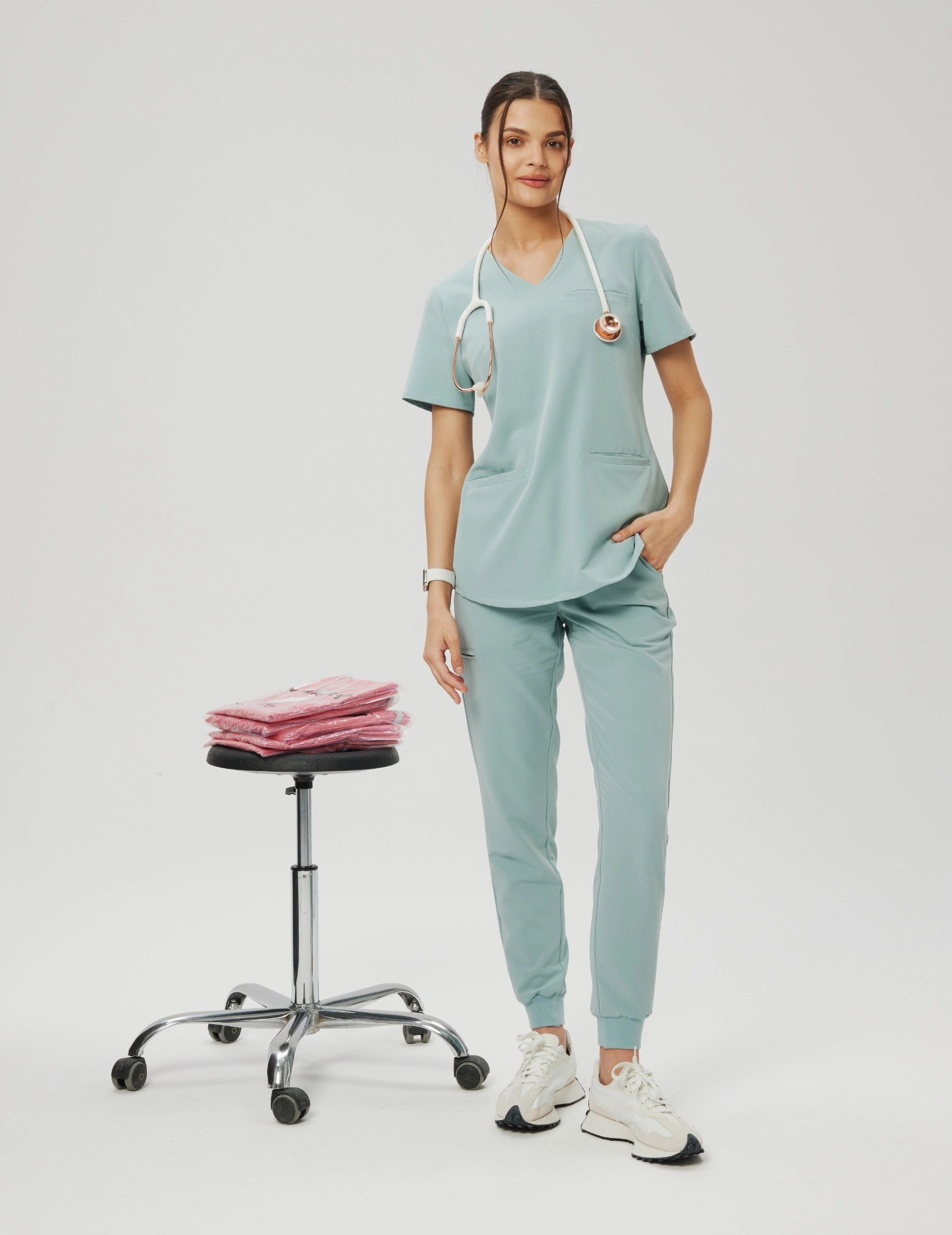 Dámské kalhoty Jogger - DEEP GREEN