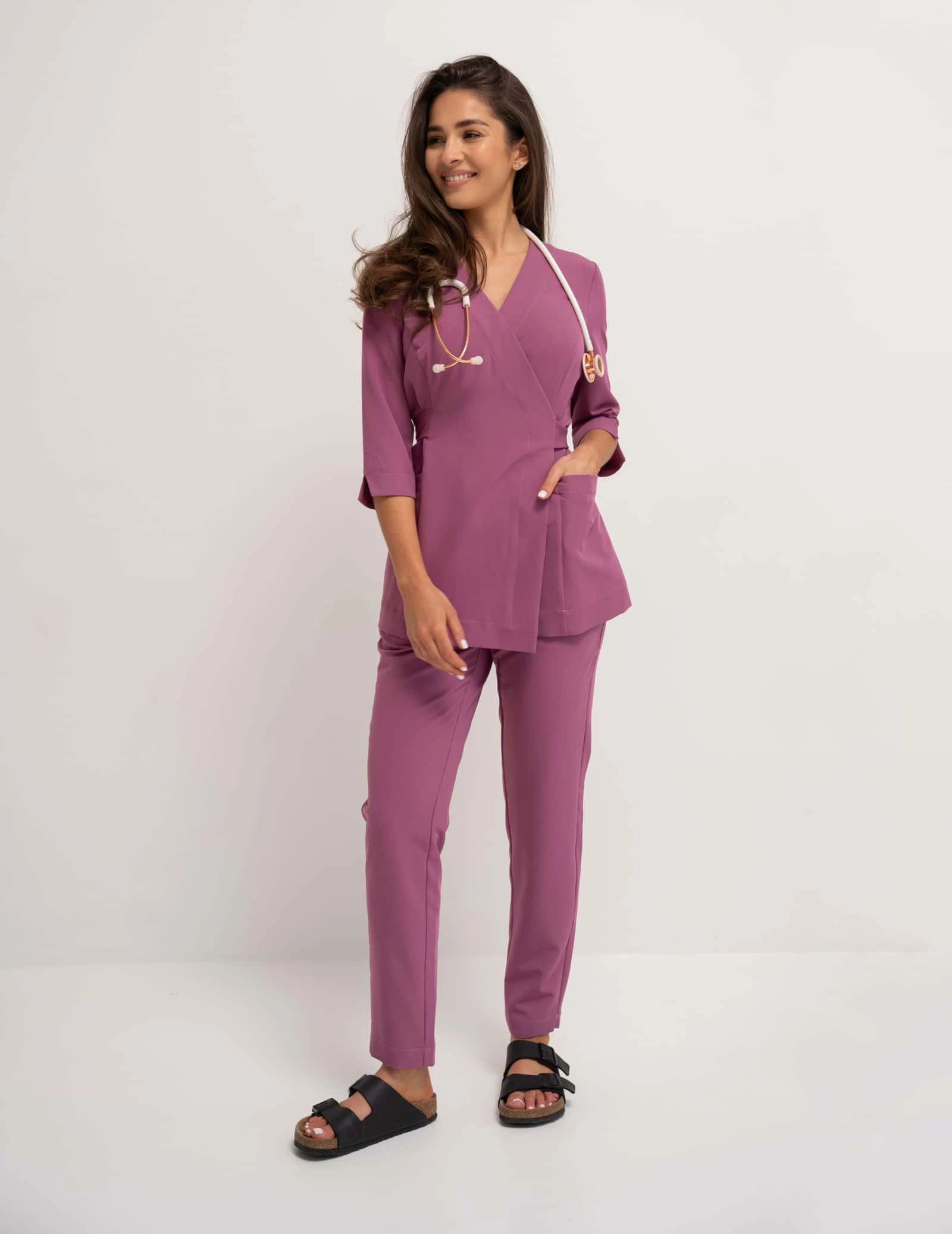 Dámské kalhoty Basic  - Burgundy