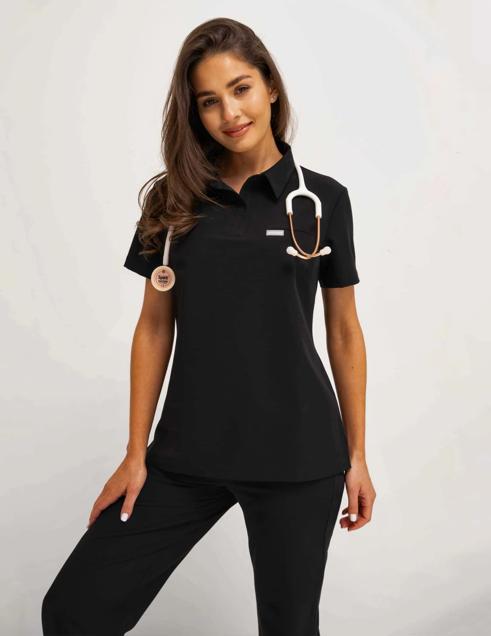 Lékařská Mikina Polo  - BLACK
