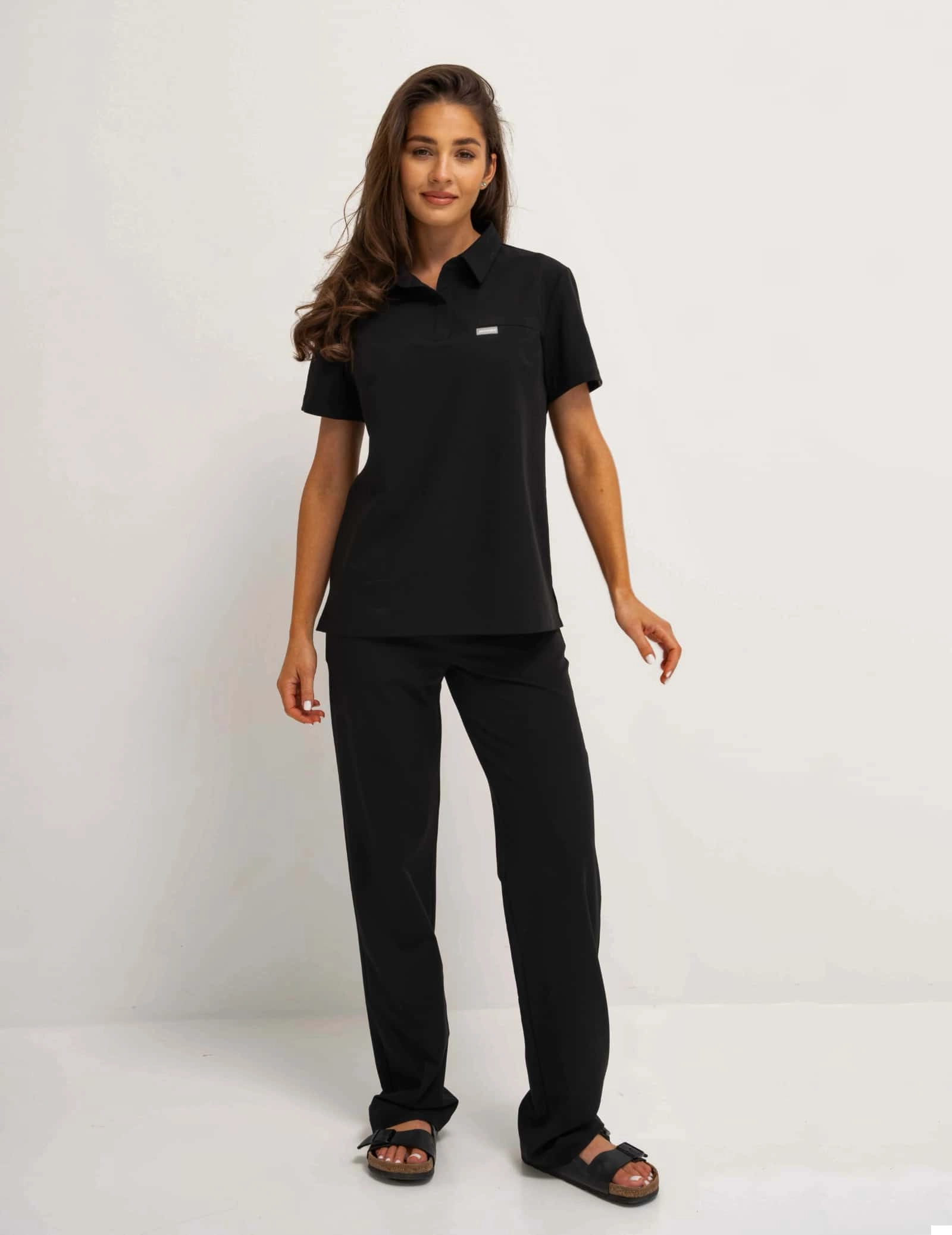 Lékařská Mikina Polo  - BLACK