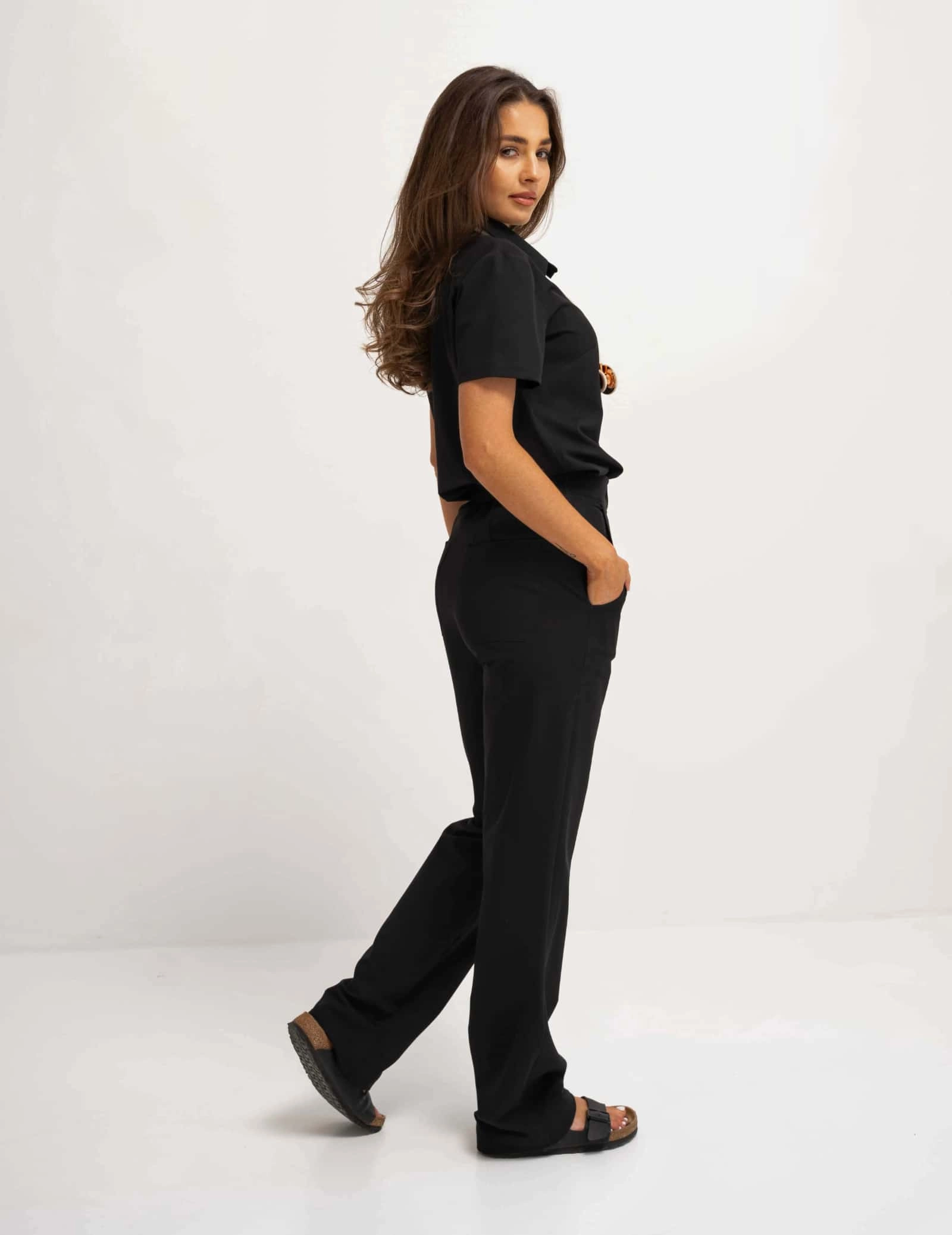 Lékařská Mikina Polo  - BLACK