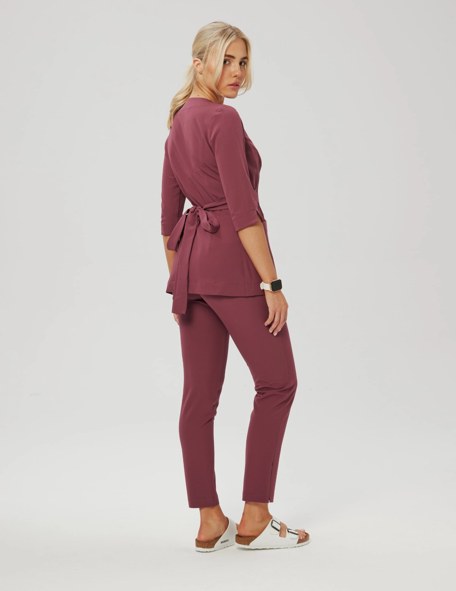 Dámské kalhoty Basic  - Burgundy