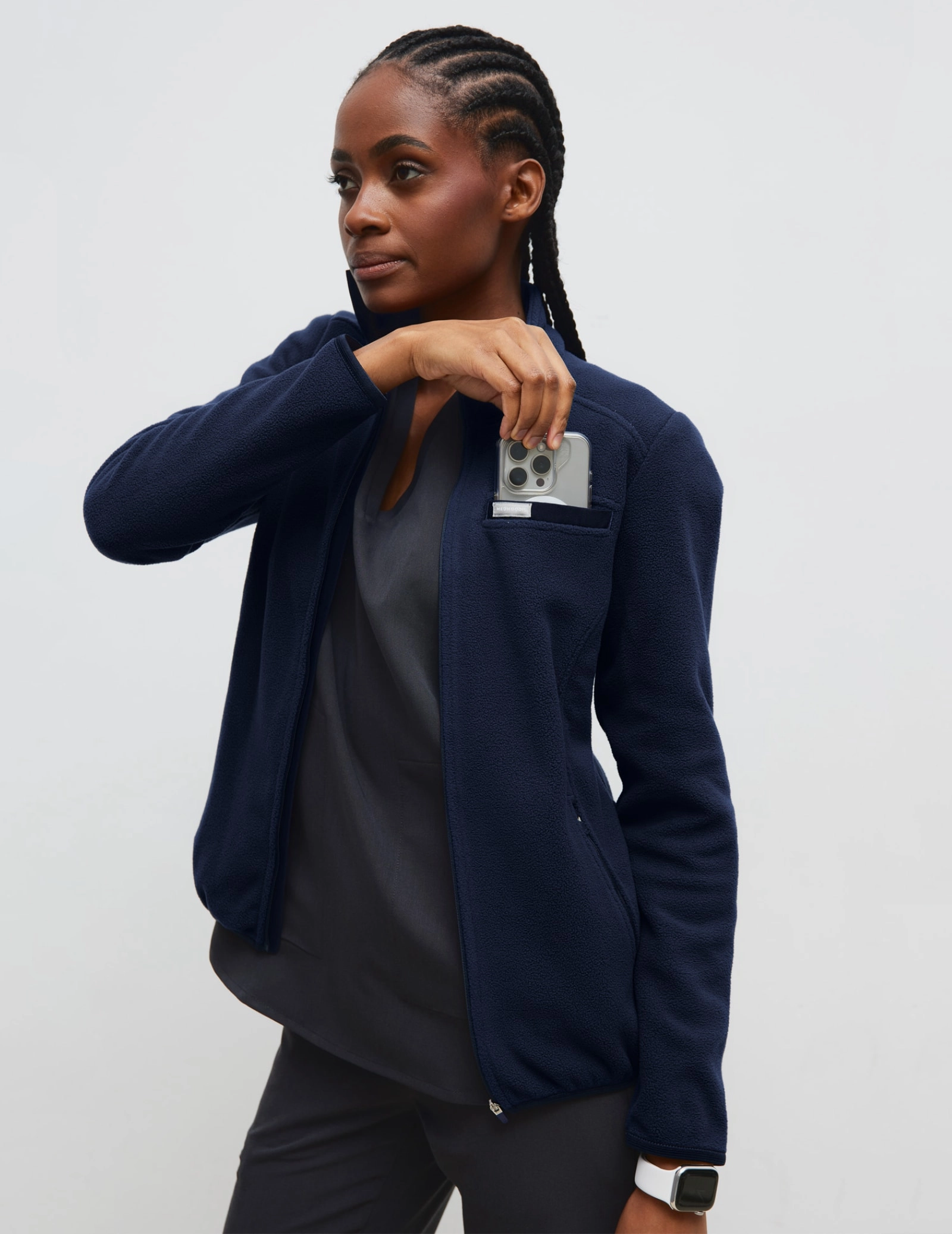 Dámská Fleece Mikina COZY HEAT - DARK NAVY