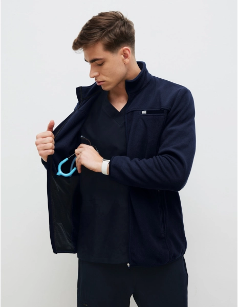 Pánská Fleece Mikina COZY HEAT- DARK NAVY