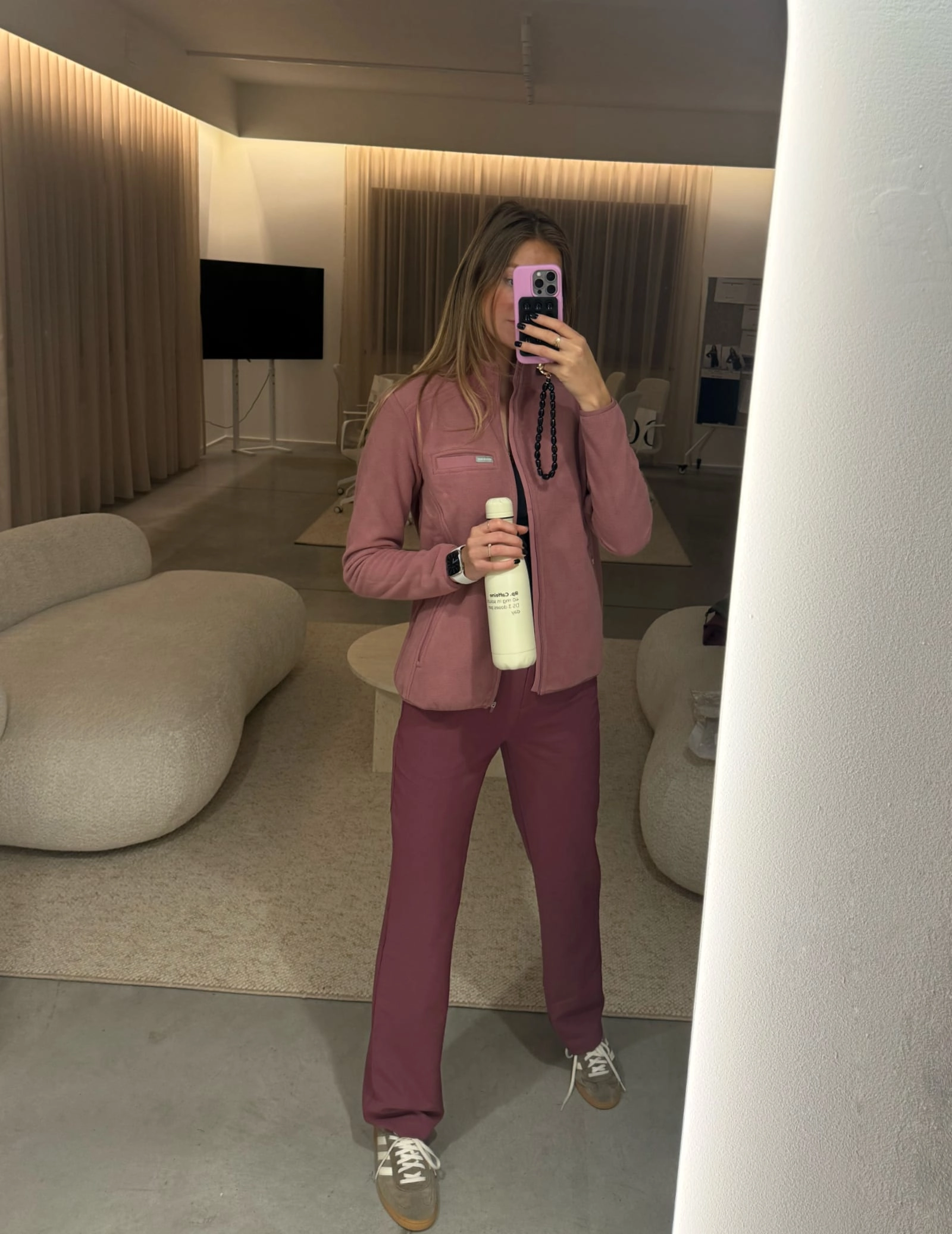 Dámská Fleece Mikina COZY HEAT- WOODROSE
