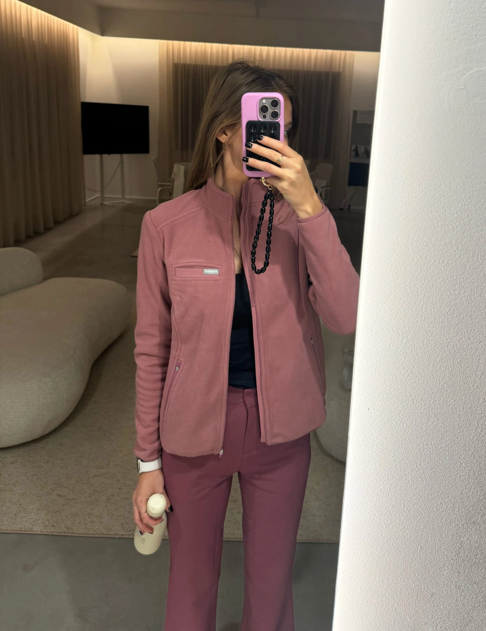 Dámská Fleece Mikina COZY HEAT- WOODROSE