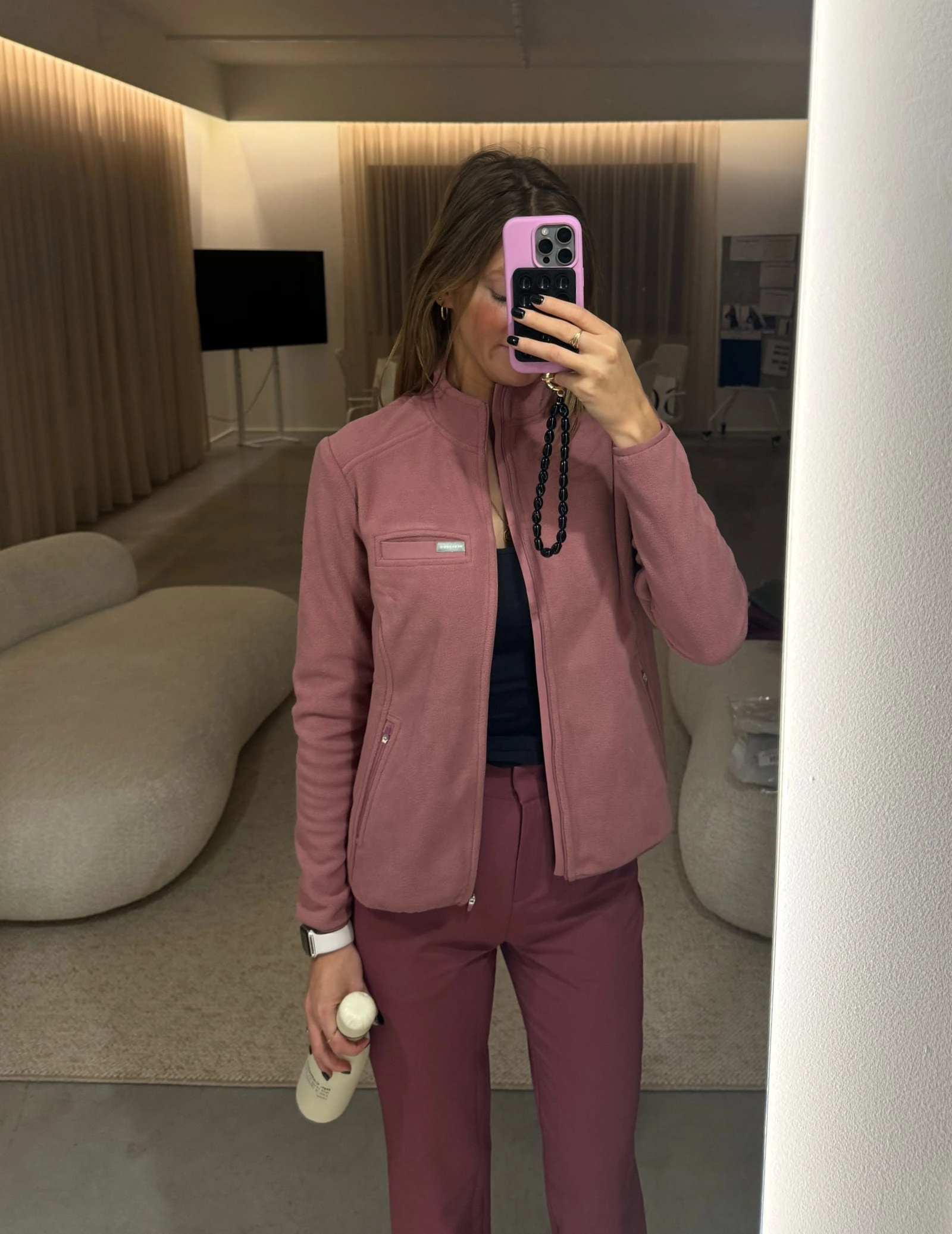 Dámská Fleece Mikina COZY HEAT- WOODROSE