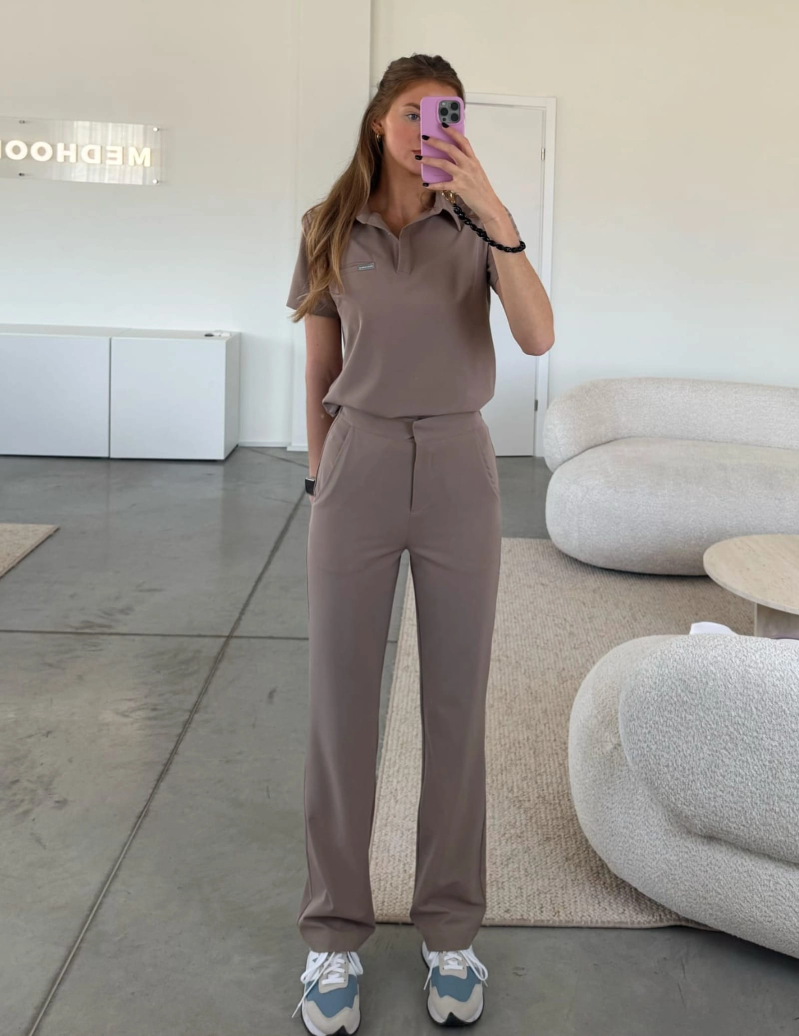 Dámské Lékařské Kalhoty Tiffany - BEIGE