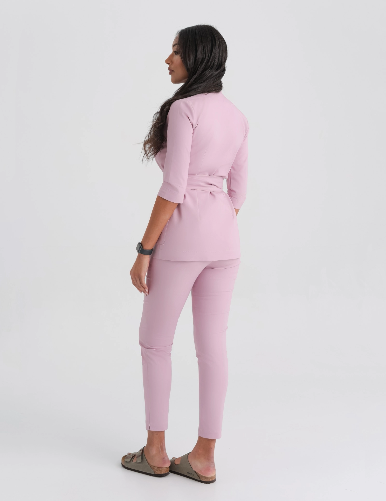 Dámské Lékařské Kalhoty Slim Fit - FRENCH PINK