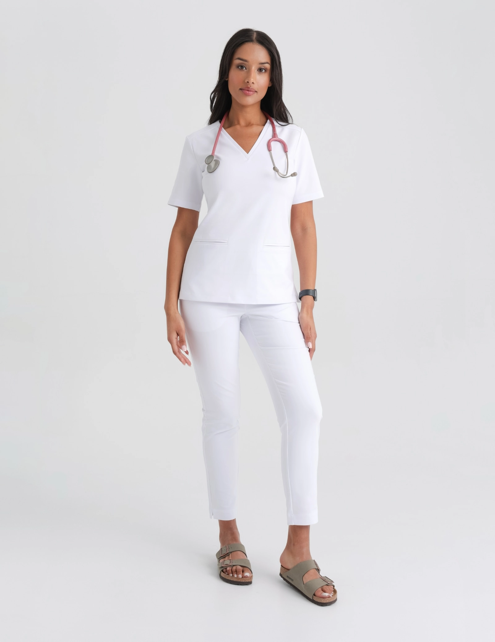 Dámské kalhoty Basic- White