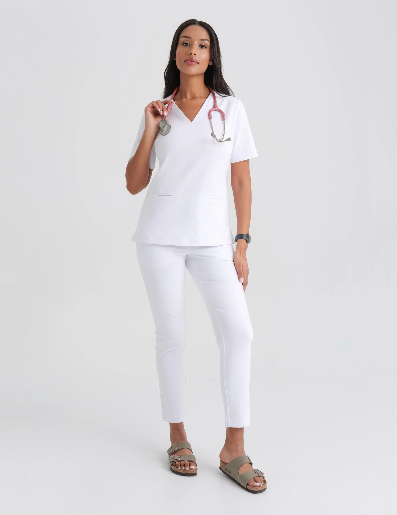 Dámské kalhoty Basic- White