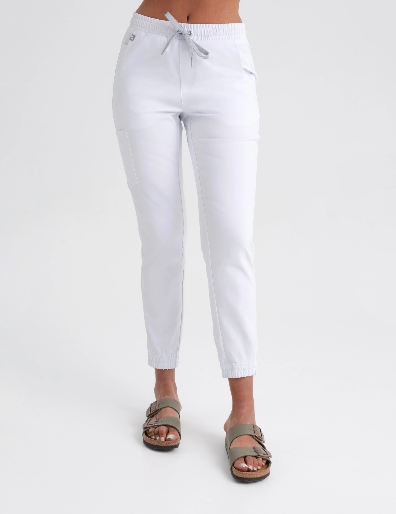 Dámské kalhoty Jogger - White