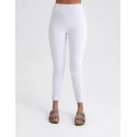 Dámské Lékařské Kalhoty Slim Fit- WHITE