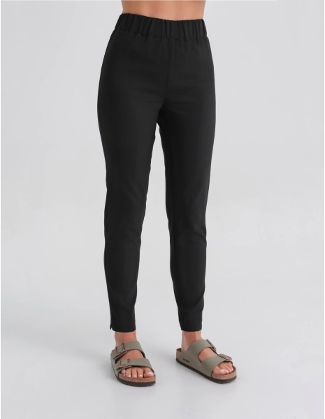 Dámské Lékařské Kalhoty Slim Fit - TRUE BLACK