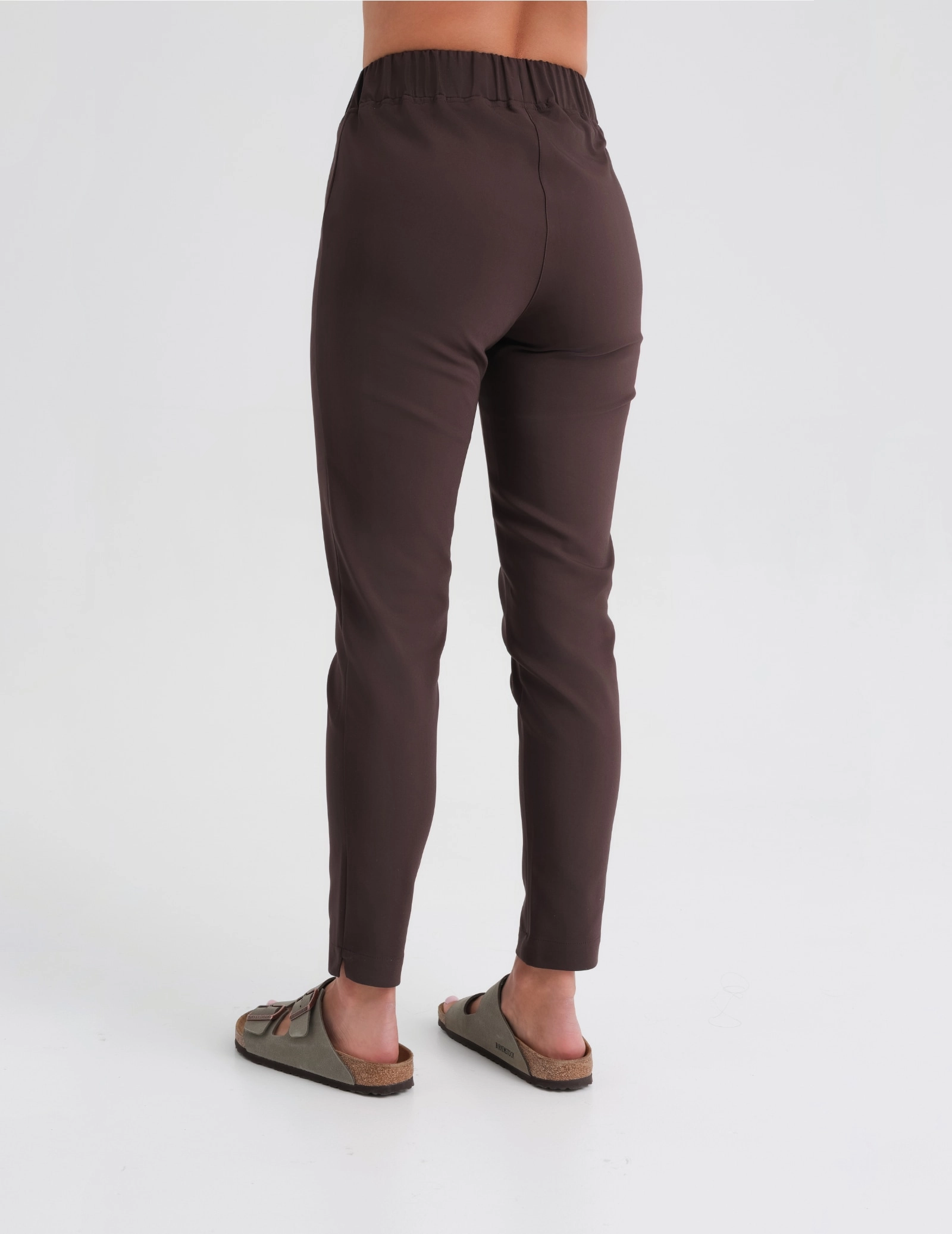Dámské Lékařské Kalhoty Slim Fit- ESPRESSO
