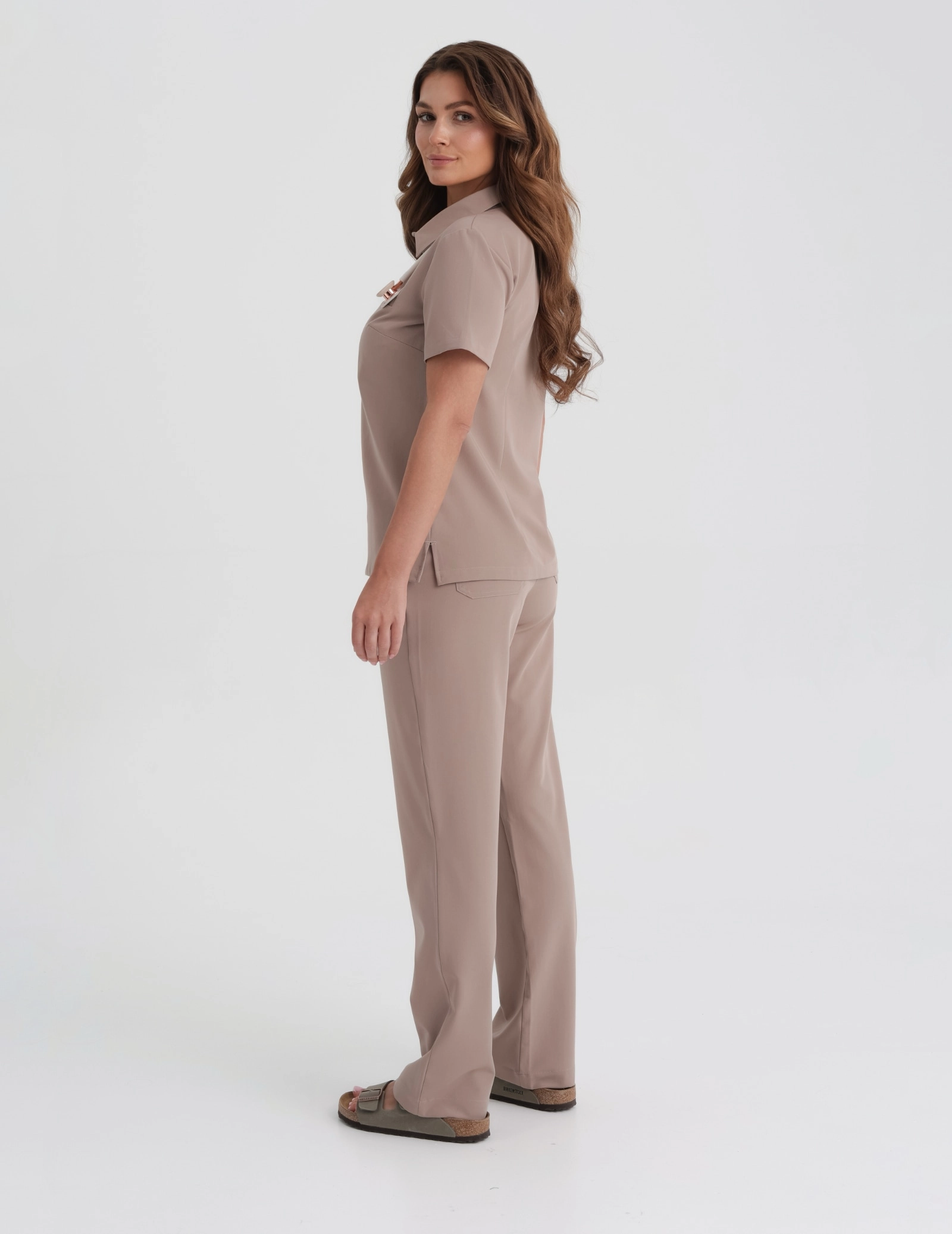 Lékařská Mikina Polo - BEIGE