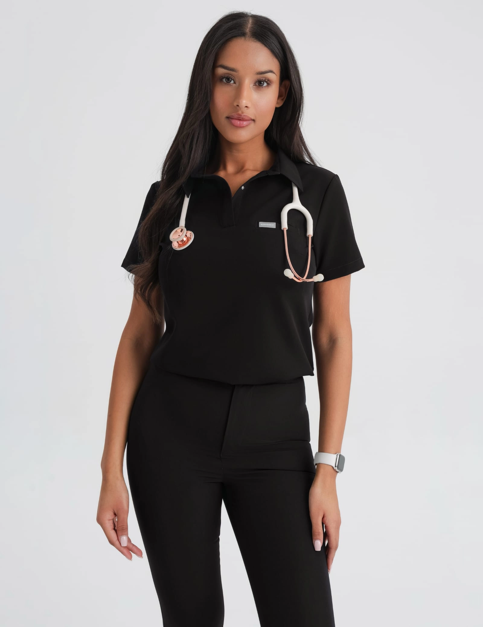 Lékařská Mikina Polo  - BLACK