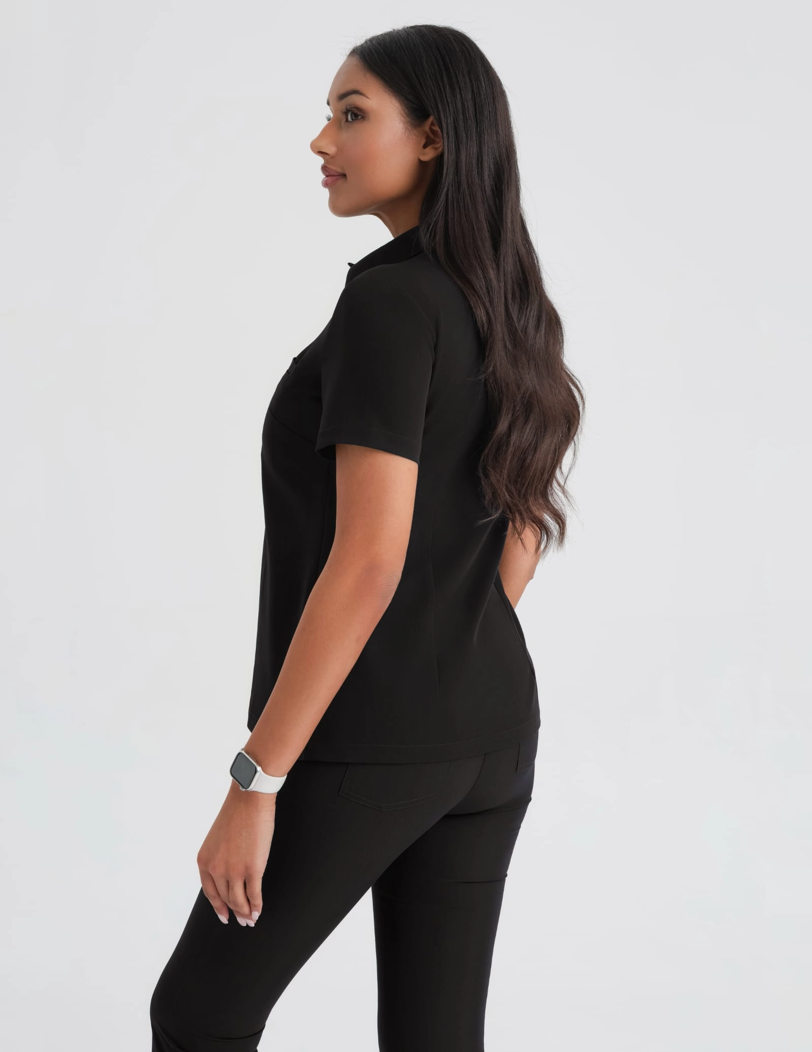 Lékařská Mikina Polo  - BLACK