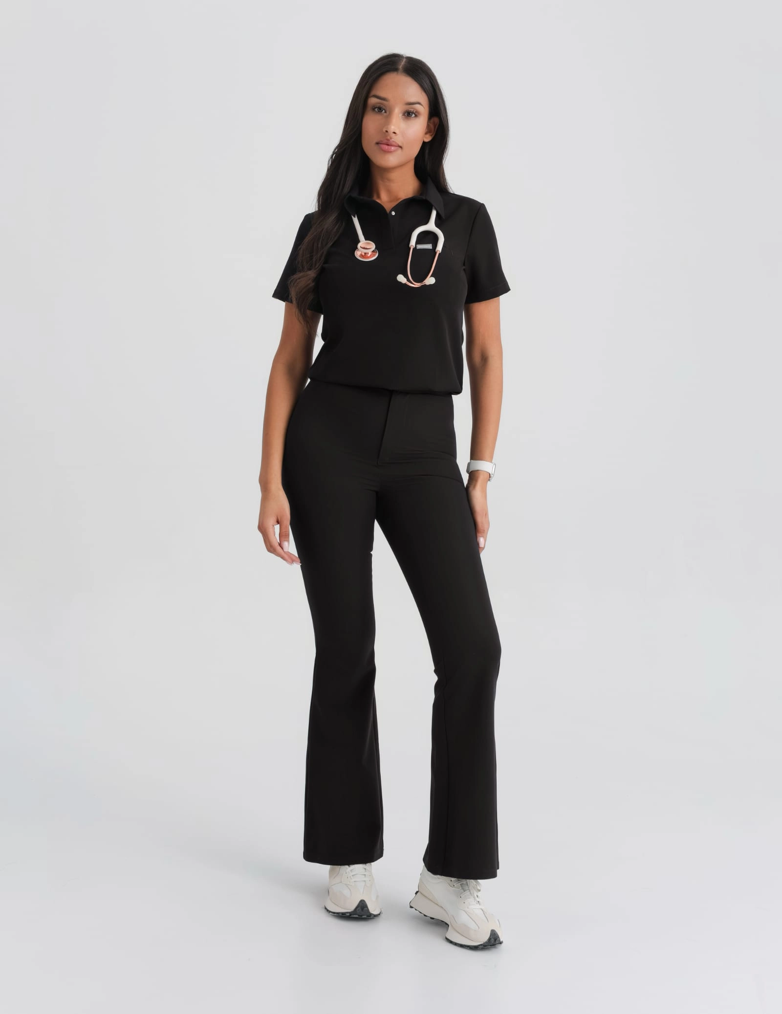 Lékařská Mikina Polo  - BLACK