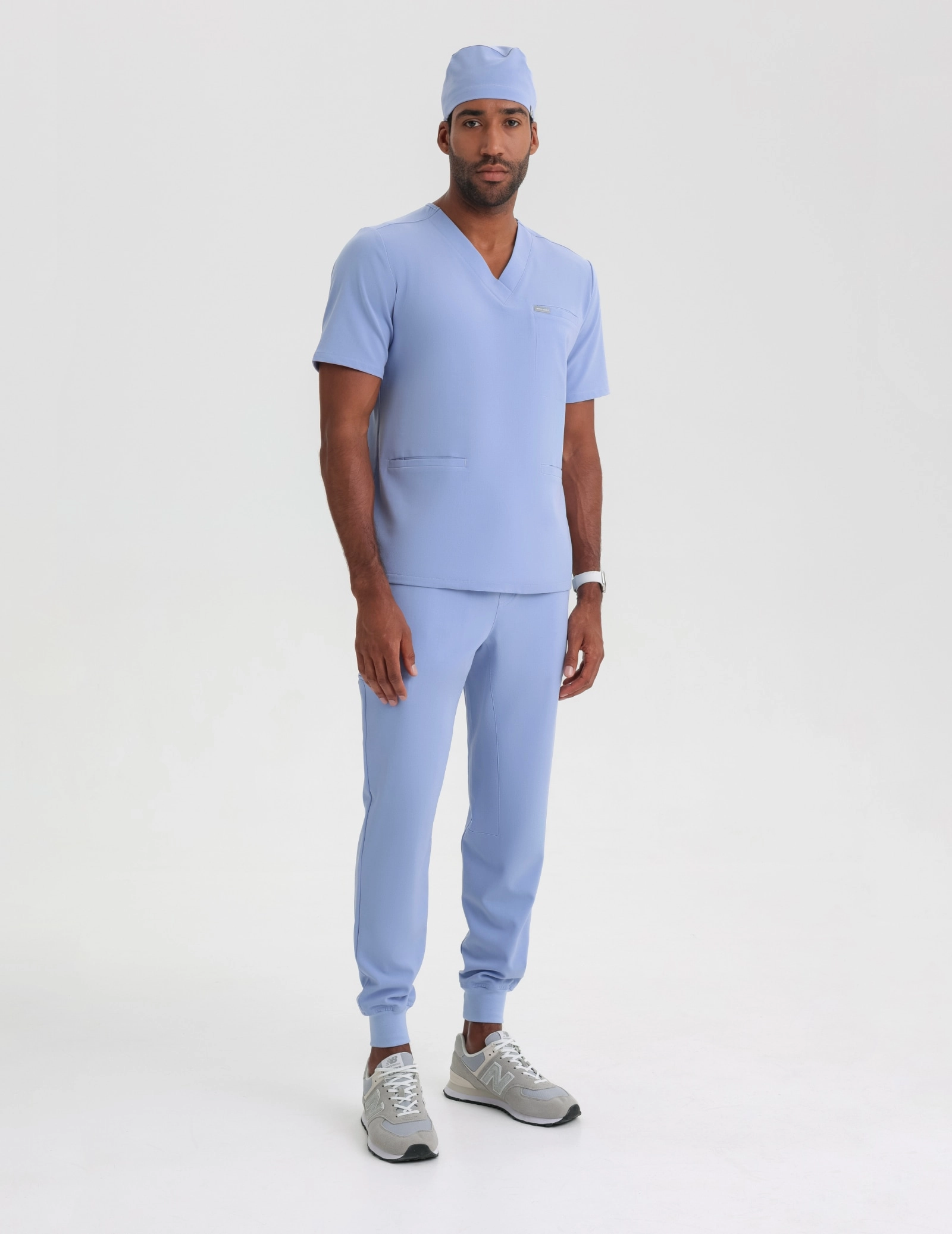 Pánské kalhoty Jogger - CEIL BLUE