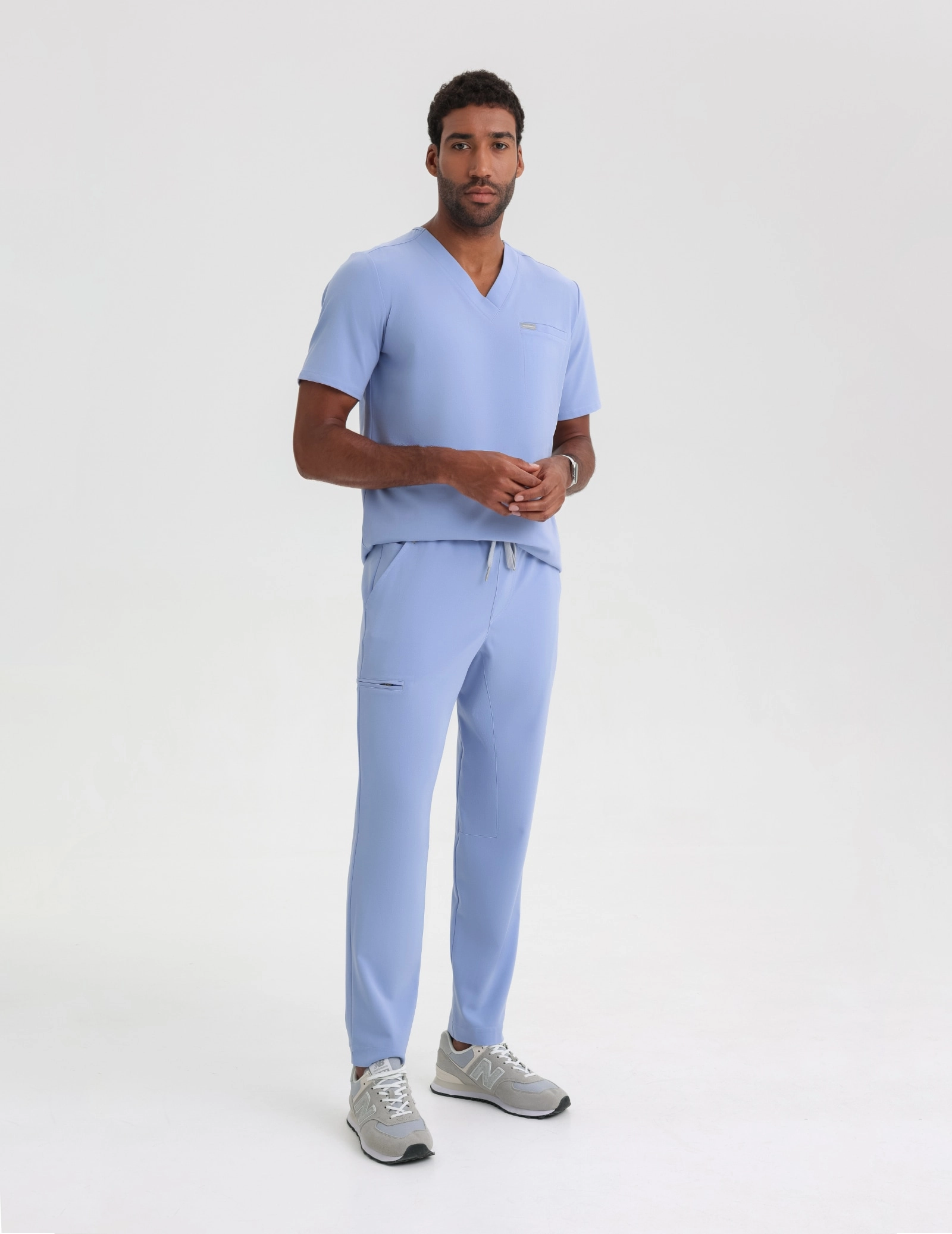 Pánské Kalhoty Basic - CEIL BLUE