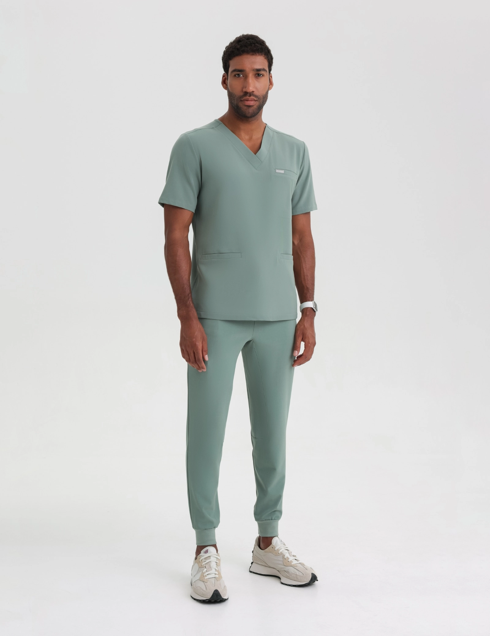 Pánské kalhoty Jogger - DUSTY GREEN