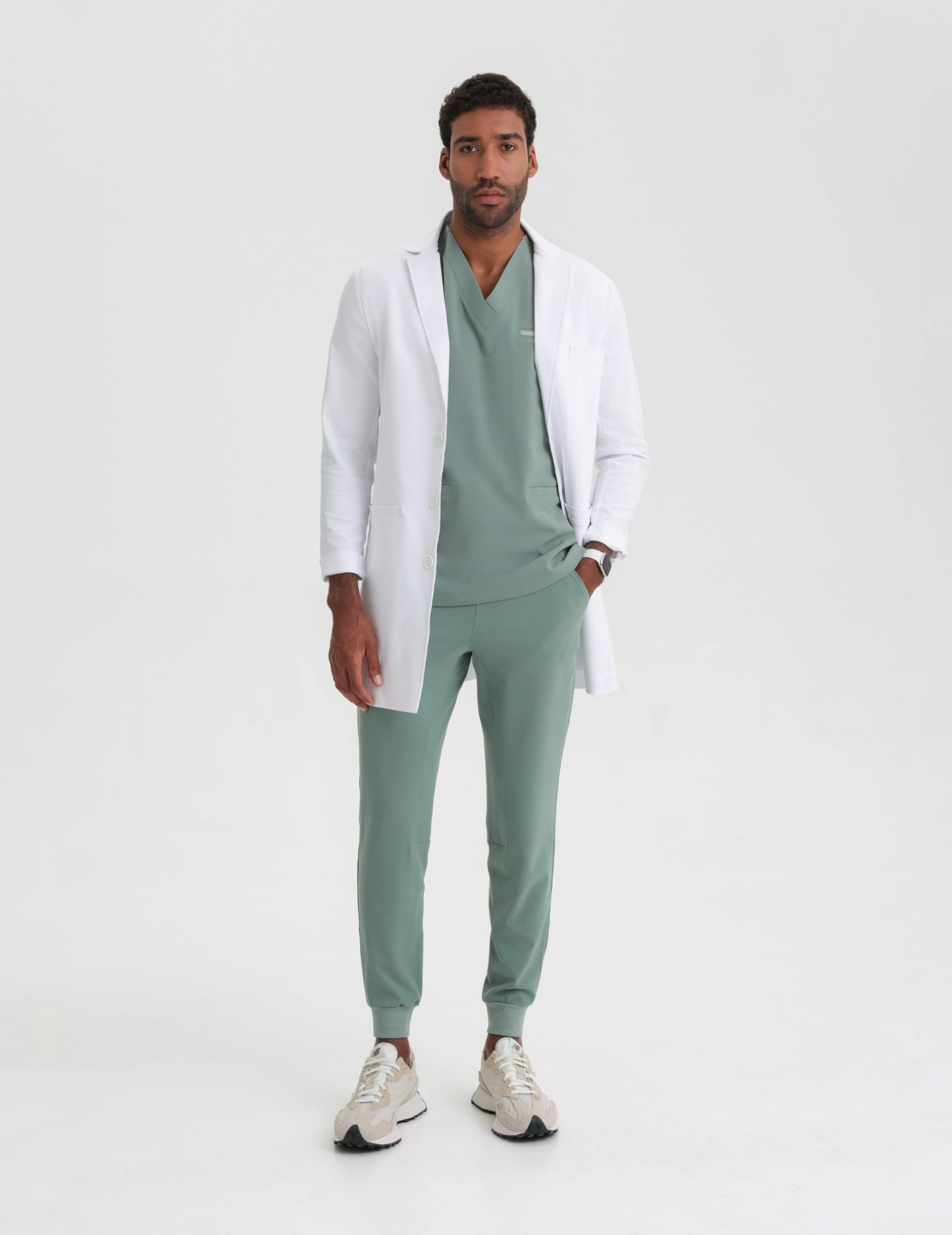 Pánské kalhoty Jogger - DUSTY GREEN