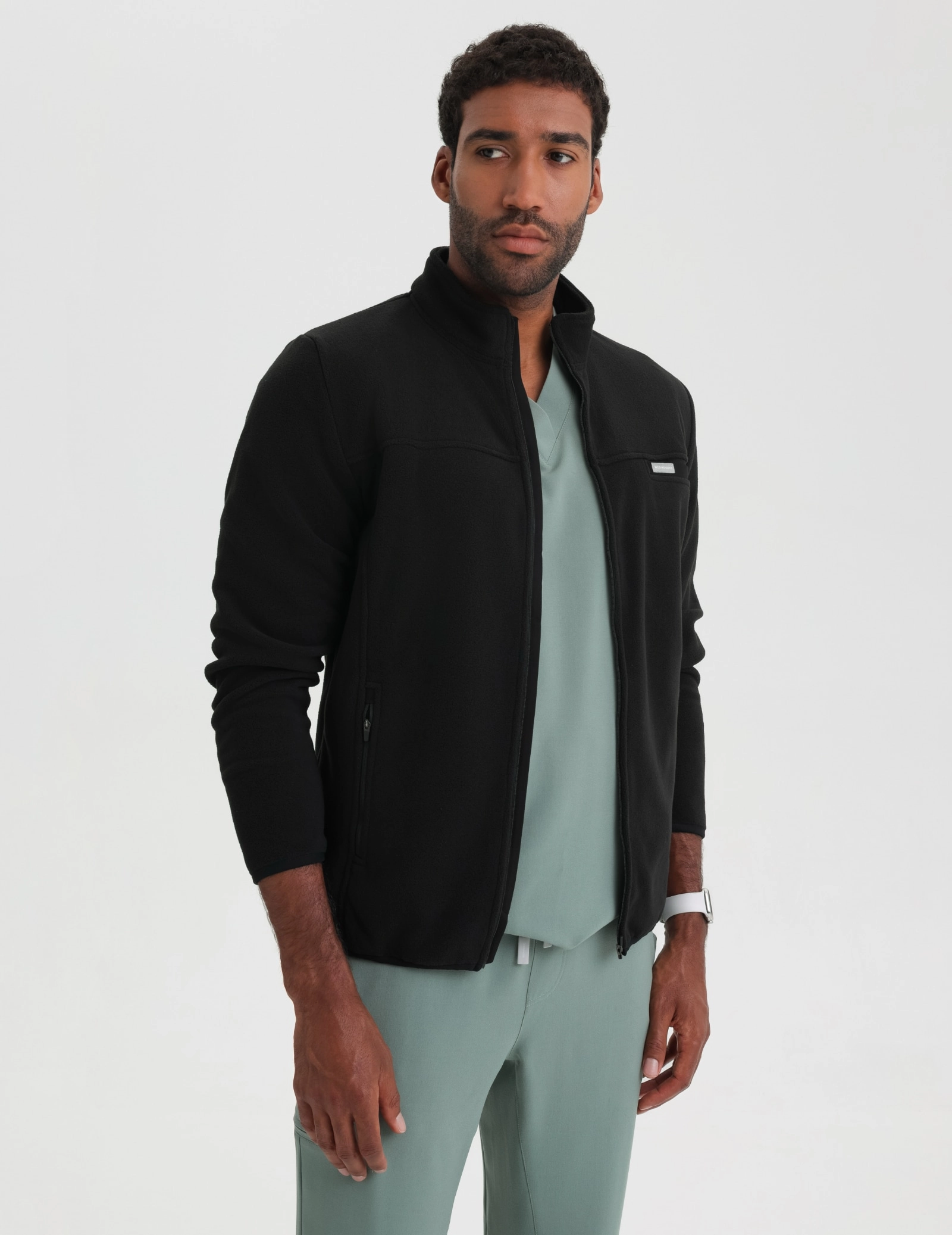 Pánská Fleece Mikina COZY HEAT - BLACK