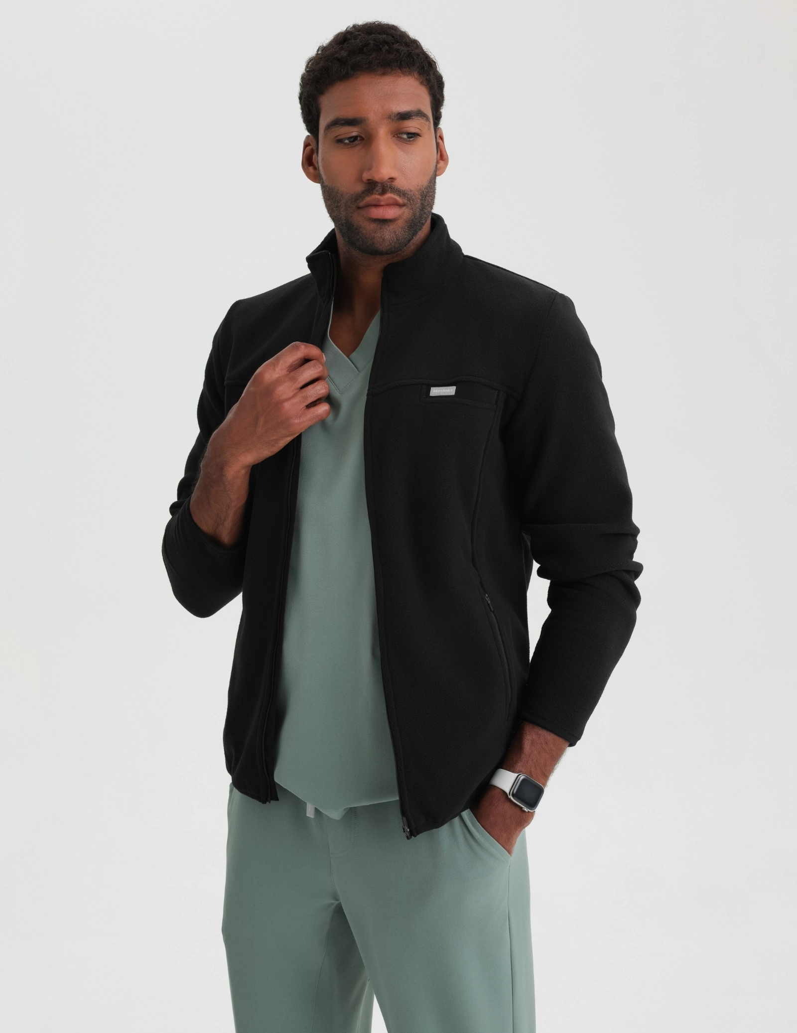 Pánská Fleece Mikina COZY HEAT - BLACK